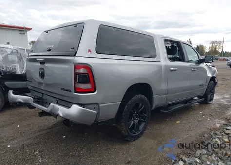 2020 Ram 1500 Big Horn 4X4 5'7 Box из США, поврежденный, VIN 1C6SRFFT2LN310877